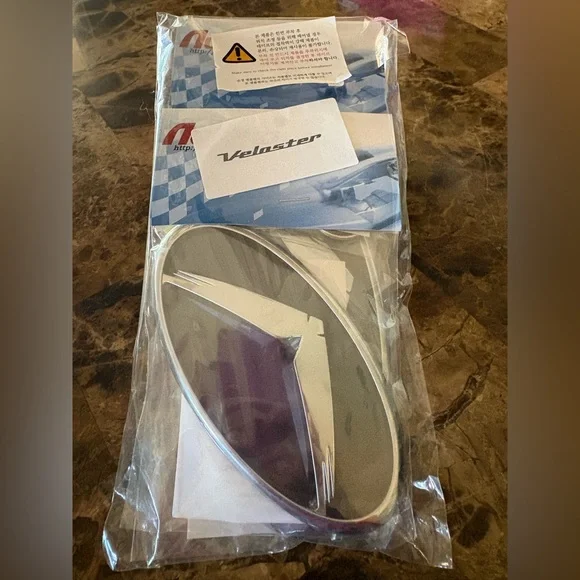 V Eagle NWT set of front & rear/Horn cap Emblem (Fits 2011-2016 Veloster & Turbo - Picture 8 of 11